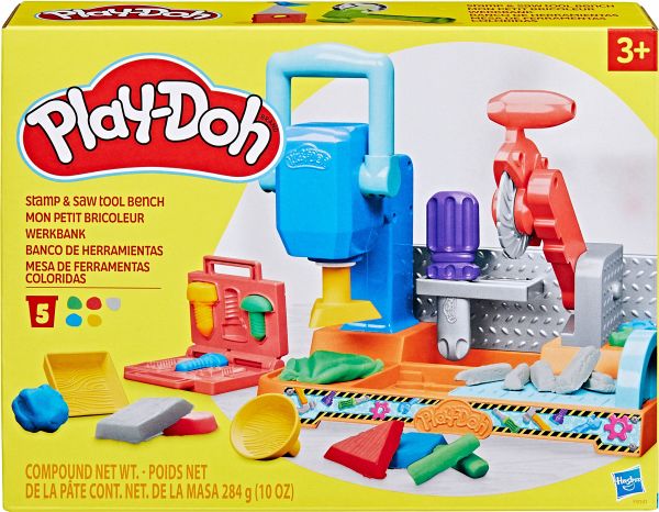 Hasbro F91415L0 - Play-Doh Werkbank, Kreativ-Spielset, Knete Hasbro F91415L0 - Play-Doh Werkbank, Kreativ-Spielset, Knete