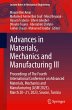 Advances in Materials, Mechanics and... - Bild 1