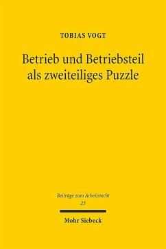 Betrieb und Betriebsteil als zweiteiliges Puzzle - Vogt, Tobias