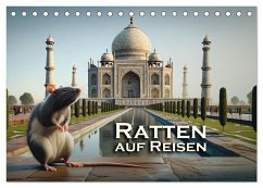 Ratten auf Reisen (Tischkalender 2025 DIN A5 quer), CALVENDO Monatskalender