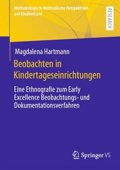 Beobachten in Kindertageseinrichtungen (eBook, PDF) - Hartmann, Magdalena