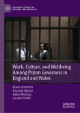Work, Culture, and Wellbeing Among Prison Governors in England and Wales