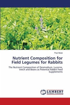 Nutrient Composition for Field Legumes for Rabbits - Mutai, Paul