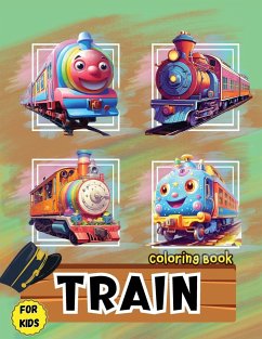 Train Coloring Book for Kids - Tobba