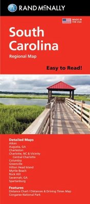 Rand McNally Easy to Read: South Carolina State Map - Rand Mcnally