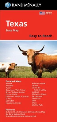 Rand McNally Easy to Read: Texas State Map - Rand Mcnally