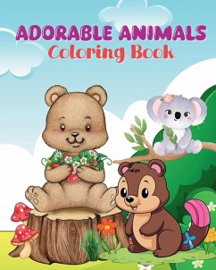 Adorable Animals Coloring Book - McMihaela, Sara