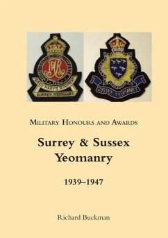 Military Honours and Awards - Buckman, Richard