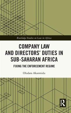 Company Law and Directors' Duties in Sub-Saharan Africa - Akanmidu, Oludara