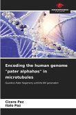 Encoding the human genome &quote;pater alphahas&quote; in microtubules
