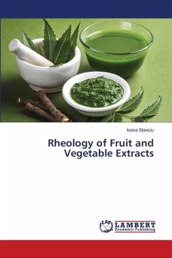 Rheology of Fruit and Vegetable Extracts - Stanciu, Ioana