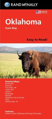 Rand McNally Easy to Read: Oklahoma State Map - Rand Mcnally