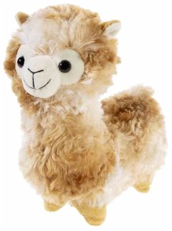 Heunec 324244 - Lama stehend karamell, Plüschtier, 18cm