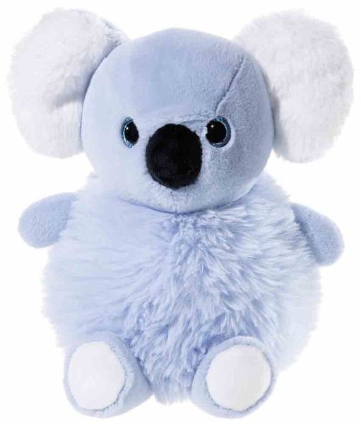 Heunec 337244 - Fluffball Koala Bär, hellblau, Plüsch GRS PET, 24 cm