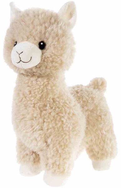 Heunec 324374 - Lama stehend hellbraun, Plüschtier, 28cm Heunec 324374 - Lama stehend hellbraun, Plüschtier, 28cm