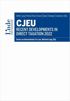 Cover CJEU - Recent Developments in Direct Taxation 2022 (eBook, ePUB)