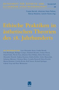 Ethische Praktiken in ästhetischen Theorien des 18. Jahrhunderts (eBook, PDF)