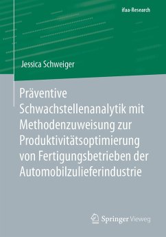 Präventive Schwachstellenanalytik mit Methodenzuweisung zur Produktivitätsoptimierung von Fertigungsbetrieben der Automobilzulieferindustrie (eBook, PDF) - Schweiger, Jessica