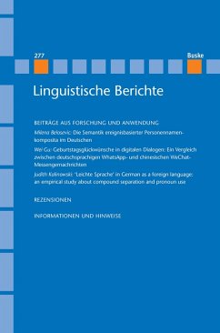 Linguistische Berichte Heft 277 (eBook, PDF)