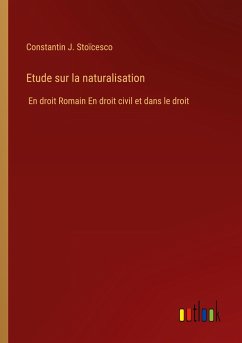 Etude sur la naturalisation