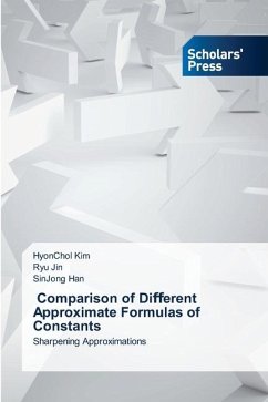 Comparison of Di¿erent Approximate Formulas of Constants - Kim, HyonChol;Jin, Ryu;Han, SinJong