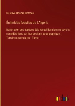 Échinides fossiles de l'Algérie