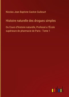 Histoire naturelle des drogues simples