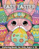 Easter Coloring Book For Kids Ages 4-10 Large, Easy and Fun - Perfect Gift or Basket Stuffer