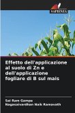 Effetto dell'applicazione al suolo di Zn e dell'applicazione fogliare di B sul mais