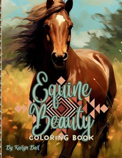 Cover Equine Beauty Realistic Coloring Book