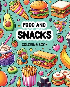 Food and Snacks Coloring Book - Yunaizar88