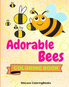 Adorable Bees Coloring Book - Sauseda, Sancha