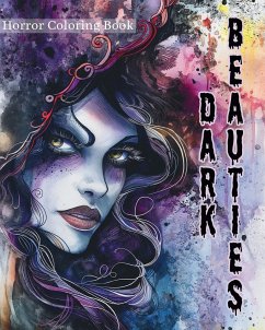 Dark Beauties - Horror Coloring Book - Sims, Tara