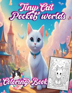 Cover Tiny Cats Pocket World coloring book