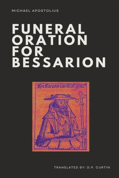 Cover Funeral Oration for Bessarion