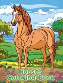 Horses Coloring Book