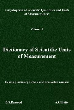Cover Dictionary of Scientific Units of Measurement - Volume II (eBook, ePUB)