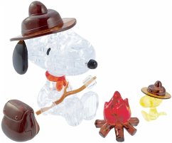 Cover Crystal Puzzle - Snoopy Camping