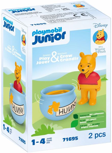 PLAYMOBIL 71695 Junior & Disney: Winnies Stehauf-Honigtopf