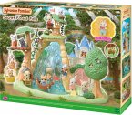 Sylvanian Families 5761 - Secret Forest Falls, Abenteuerspielplatz Wasserfall, Spielset