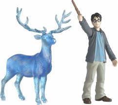 Schleich 42680 - Harry Potter, Harry Potter & Patronus, Spielfiguren, Höhe HP: ca. 9 cm