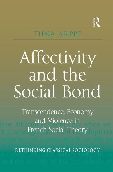Affectivity and the Social Bond