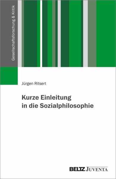 Kurze Einleitung in die Sozialphilosophie (eBook, PDF)