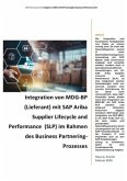 Handbuch für die Integration von MDG-BP (Lieferant) mit SAP Ariba Supplier Lifecycle and Performance (SLP) im Rahmen de
