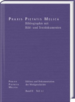 Johann Crüger: PRAXIS PIETATIS MELICA. Edition und Dokumentation der Werkgeschichte