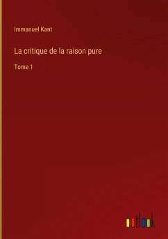 La critique de la raison pure