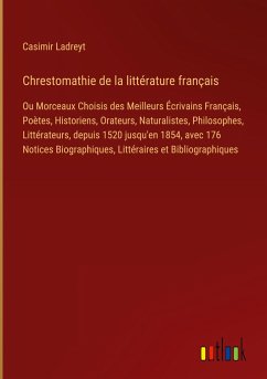 Chrestomathie de la littérature français