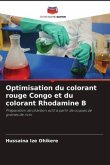 Optimisation du colorant rouge Congo et du colorant Rhodamine B