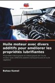 Huile moteur avec divers additifs pour améliorer les propriétés lubrifiantes