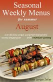 Seasonal Weekly Menus for Summer: August (eBook, ePUB)